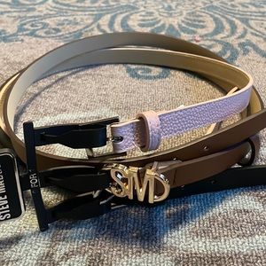 Steven Madden Belts NWT